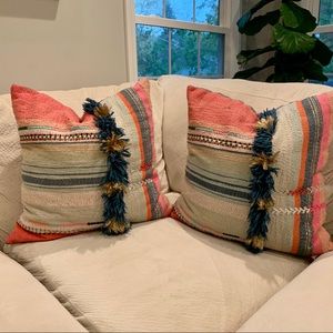 Anthropologie Throw Pillow Set (2)